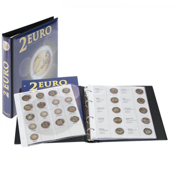 Album KARAT na 2 euro pamätné mince diel 3, 2 listy (1118M3)