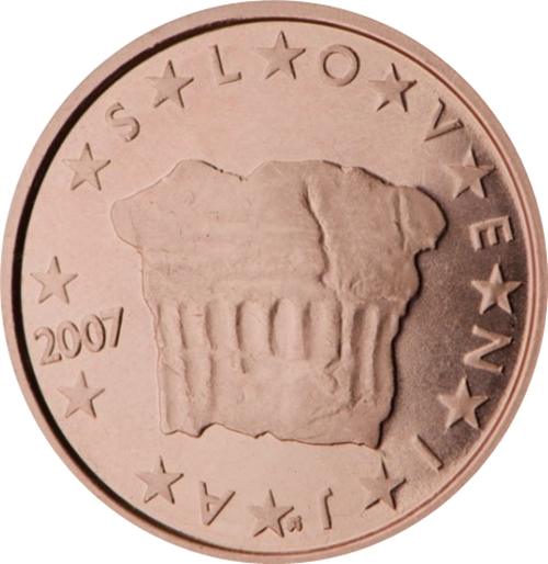 2 cent 2019 Slovinsko ob.UNC