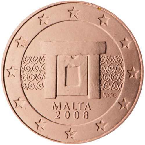 1 cent 2008 Malta ob.UNC