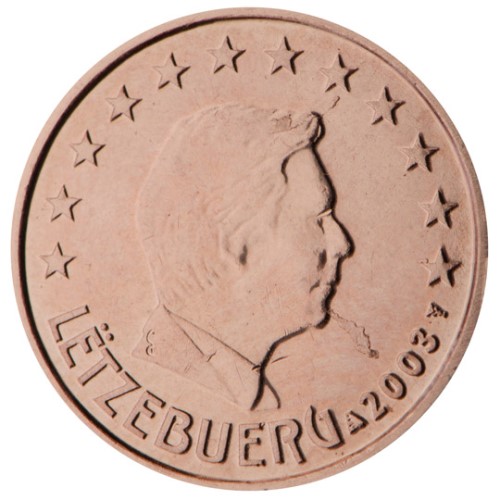 1 cent 2008 Luxembursko ob.UNC