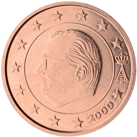 1 cent 1999  Belgicko ob.UNC