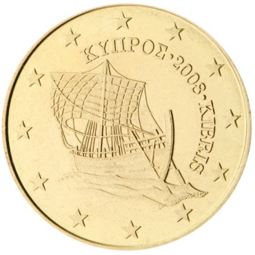 50 cent 2020 Cyprus ob.UNC
