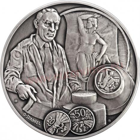 Strieborná medaila, 100. výročie začatia razby československých mincí (671283)