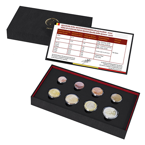 SADA 2020 Belgicko PROOF (3,88€)