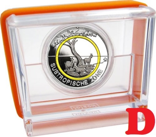 5 euro 2018 D Nemecko PROOF sutropické pásmo