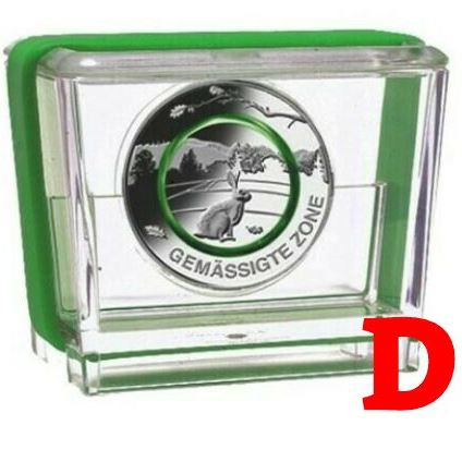 5 euro 2019 D Nemecko PROOF mierne pásmo 
