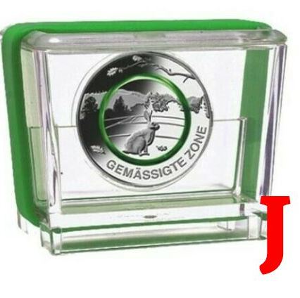5 euro 2019 J Nemecko PROOF mierne pásmo 