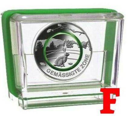 5 euro 2019 F Nemecko PROOF mierne pásmo 