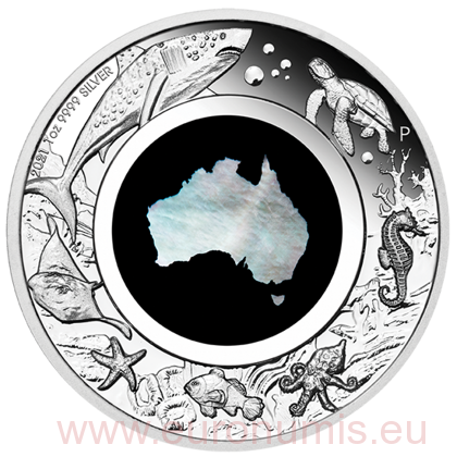 Dollar 2021 Austrália PROOF 1 Oz Ag Great Southern Land