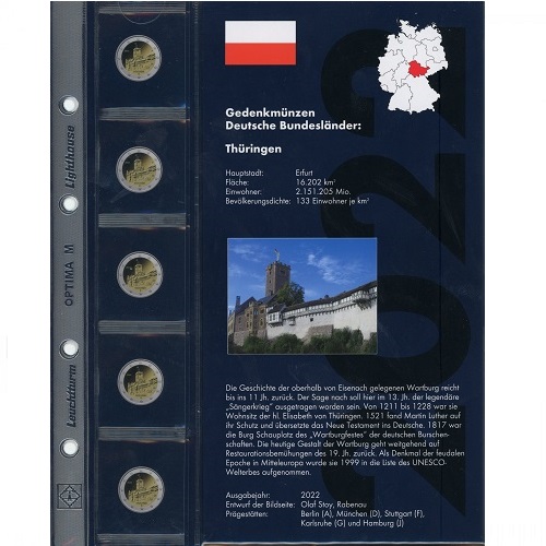 Doplňujúce listy Optima, 2022 pre CLOP2EUROD “Thuringen” (CLOP2EURODN22) IN