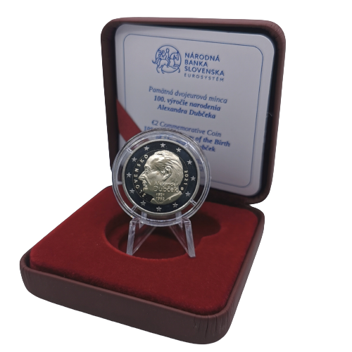 2 euro 2021 Slovensko cc PROOF Alexander Dubček
