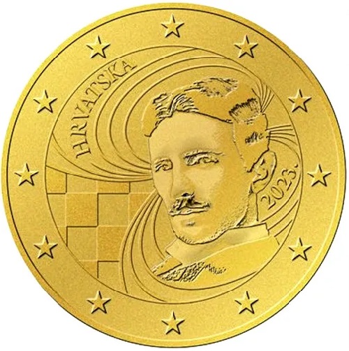 50 cent 2023 Chorvátsko ob.UNC