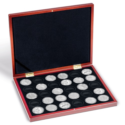 Kazeta VOLTERRA UNO de Luxe, 30 x 20 euro v kapsli Nemecko, čierna IN
