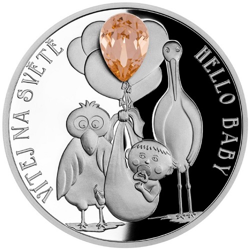 2 Dollars 2022 Niue PROOF 1 Oz Ag Hello Baby