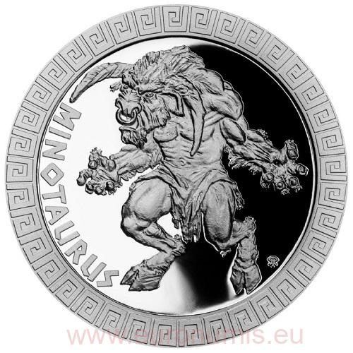 2 Dollars 2022 Niue PROOF 1 Oz Ag Minotaur