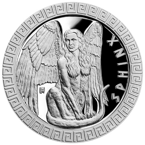 2 Dollars 2022 Niue PROOF 1 Oz Ag Sphinx