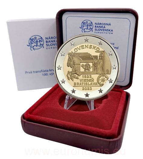 2 euro 2023 Slovensko PROOF, Expresná pošta ťahaná koňmi