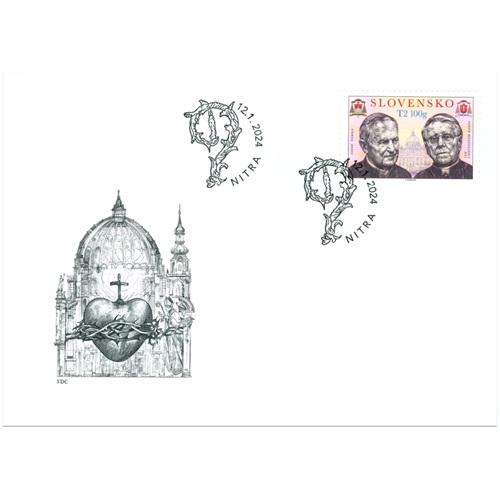 FDC 2024 Slovensko, Ján Chryzostom Korec a Jozef Tomko (FDC 810)