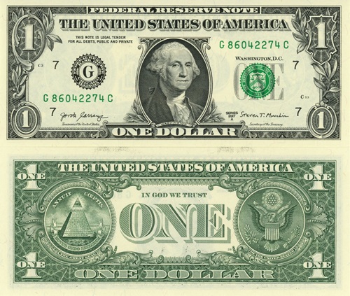 1 Dollar 2017 USA UNC séria G*C