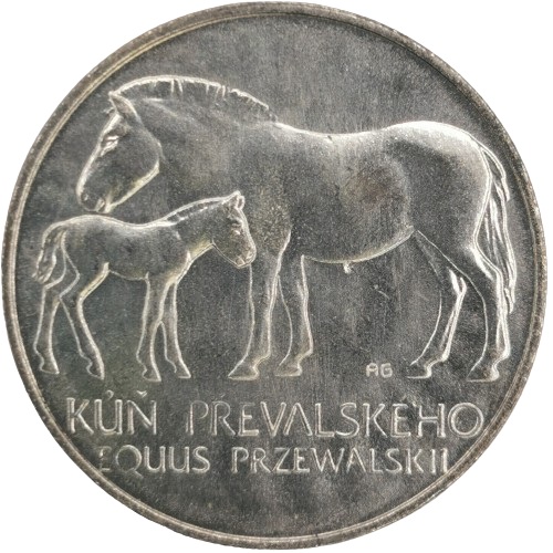 50 Korún 1987 Československo BK, Kôň Przewalského