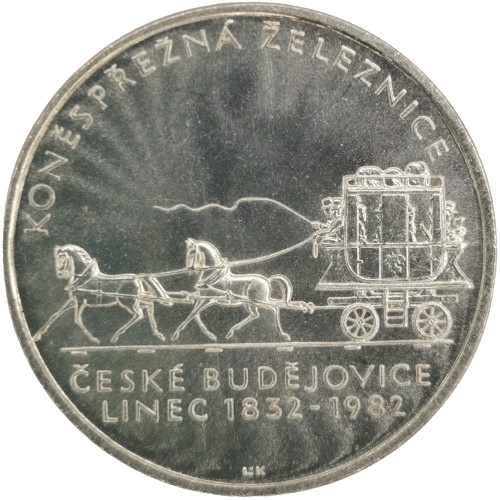 100 Korún 1982 Československo BK, Konespražná železnica