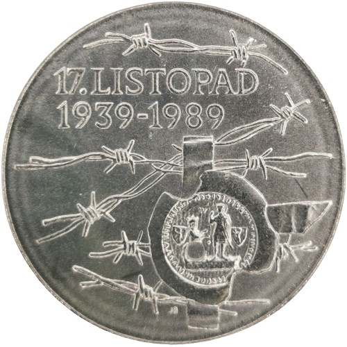 100 Korún 1989 Československo BK, 17. november 1989