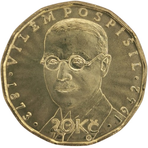 20 Korún 2019 Česko UNC Vilém Pospíšil