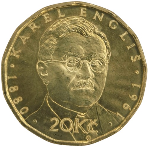 20 Korún 2019 Česko UNC Karel Engliš