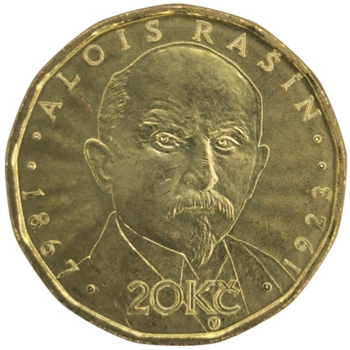 20 Korún 2019 Česko UNC Alois Rašín