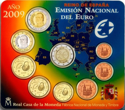 SADA 2009 Španielsko BU blister (5,88€)