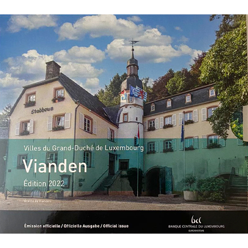 SADA 2022 Luxembursko BU, Vianden (5.88€) 2 euro vlajka