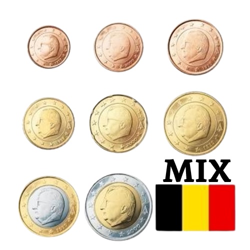 SET mix rokov 1999-2010 Belgicko UNC (3,88€)