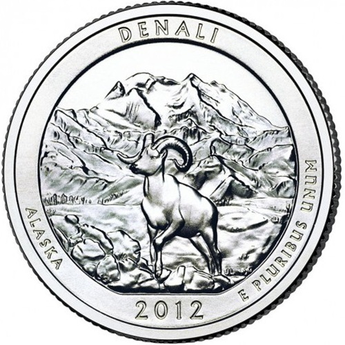 Quarter Dollar 2012 P USA UNC, Denali