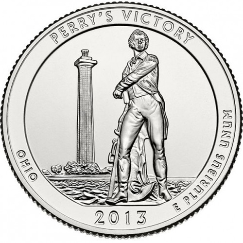 Quarter Dollar 2013 P USA UNC, Peace Memorial