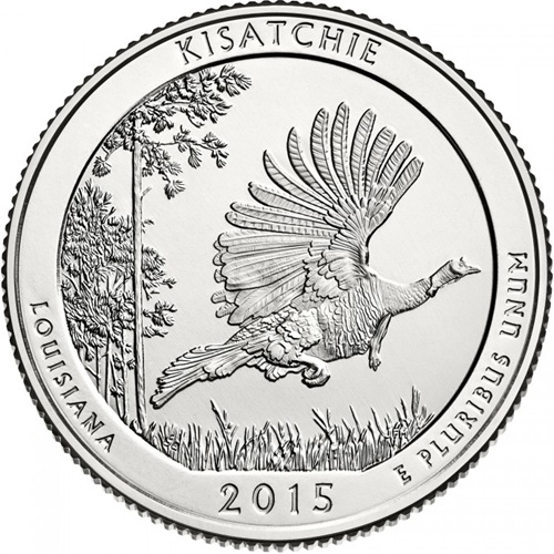 Quarter Dollar 2015 P USA UNC, Kisatchie