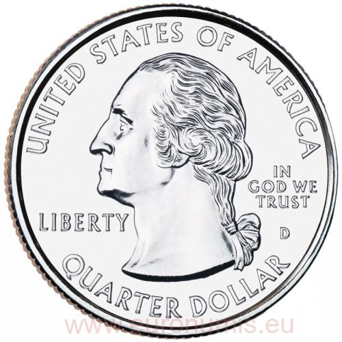 Quarter Dollar 2016 D USA UNC, Shawnee