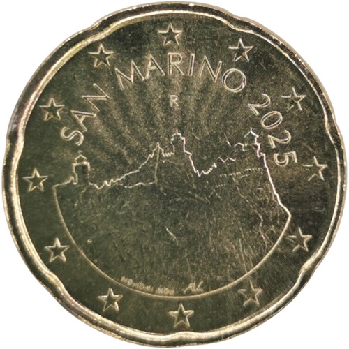 20 cent 2025 San Marino ob.UNC