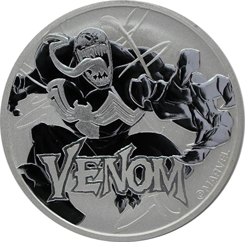 Dollar 2020 Tuvalu BU 1 Oz Ag, Marvel - Venom 