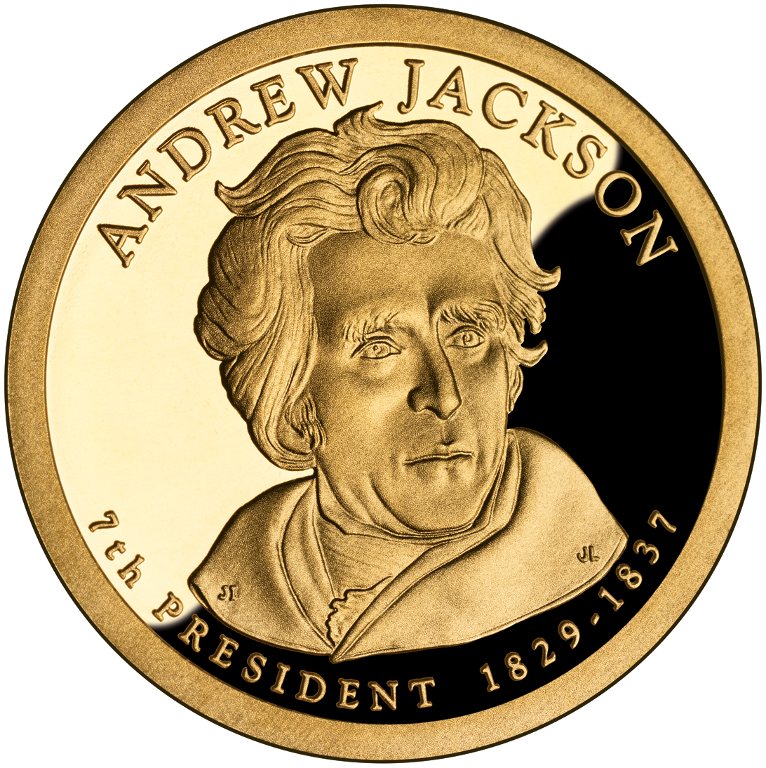 Dollar 2008 P USA UNC A.Jackson 7th