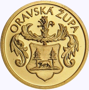 Zlatá medaila, Oravská župa