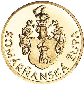 Zlatá medaila, Komárňanská župa