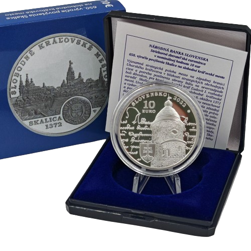 10 euro 2022 Slovensko PROOF, Skalica