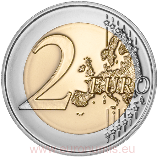 2 euro 2026 Luxembursko cc.UNC, nástup Guillaumea na trón