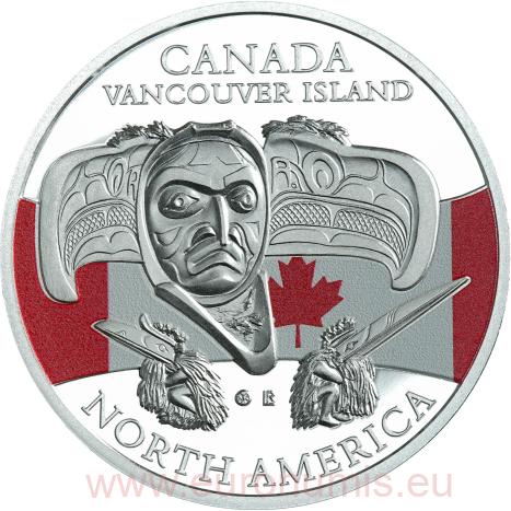 20 Francs CFA 2022 Congo PROOF 1 Oz Ag, motív Kanada