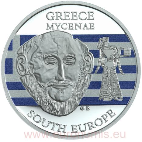 20 Francs CFA 2022 Congo PROOF 1 Oz Ag, motív Grécko