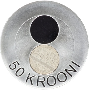 50 Krone  2010 Estónsko PROOF
