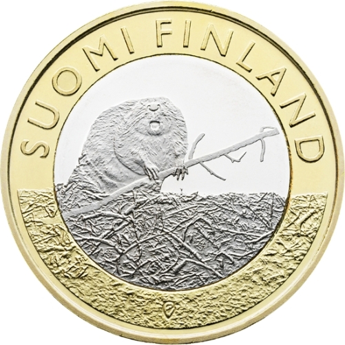 5 euro 2015 Fínsko UNC Animals - Satakunta