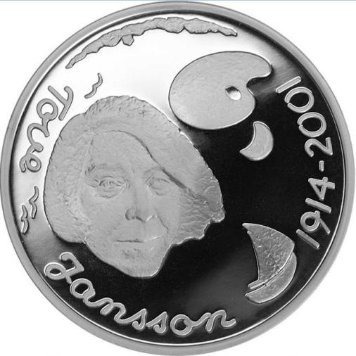10 euro 2004 Fínsko PROOF Tove Jansson