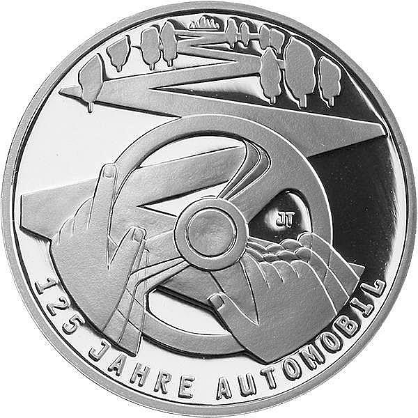 10 EURO 2011 Nemecko UNC Automobil