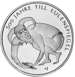 10 EURO 2011 Nemecko UNC Till Eulenspiegel